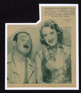 [Conchita Leonardo y Paco Gallego en ¡Hip! ¡Hip! ¡Hurra! en el Coliseum]