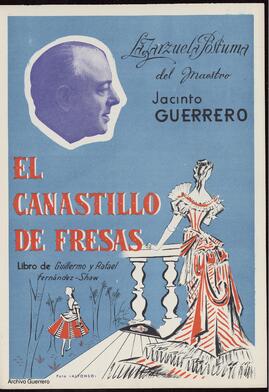 El canastillo de fresas : zarzuela en tres actos. Romanza de Andrés