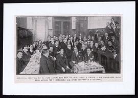 [Merienda en el café Savoia en homenaje a los maestros Alonso y Guerrero]