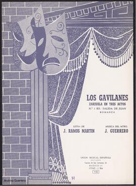 Los gavilanes : zarzuela en tres actos. N. 1 bis, Salida de Juan : romanza