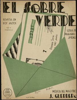 El sobre verde : revista en dos actos. N. 12 Pasa-calle. Catalanas y sevillanas 