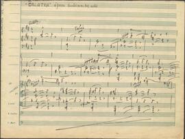 Galatea : ópera bucólica en dos actos