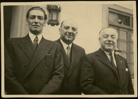 Jacinto Guerrero, José Muñoz Román y Juan Rodríguez