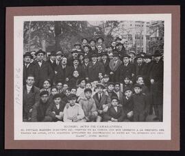 [Jacinto Guerrero con la orquesta del teatro Apolo]