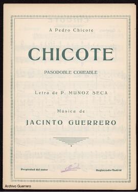 Chicote : pasodoble coreable