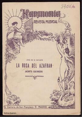 Jota de la zarzuela La rosa del azafrán