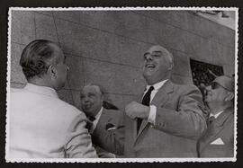 [Jacinto Guerrero en la inauguración de la calle Trástamara, en Toledo, dedicada a él]