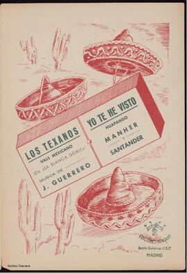 Los texanos : vals mexicano (de La blanca doble)