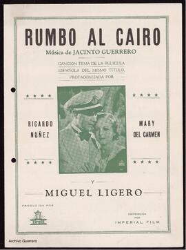 Rumbo al Cairo : canción tema de la película del mismo título