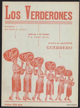 Los verderones : pujilato cómico-lírico en un acto. N. 1, Mazurka ¡Los hombres!