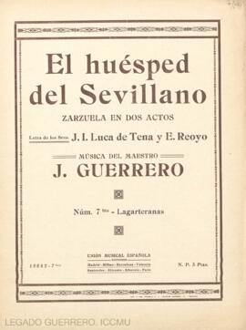 El huésped del sevillano : núm. 7 bis - Lagarteranas