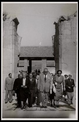 [Jacinto Guerrero en Toledo con miembros de sociedades de autores extranjeras]