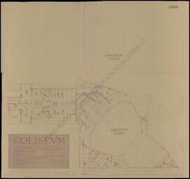 Plano de planta del edificio y teatro Coliseum