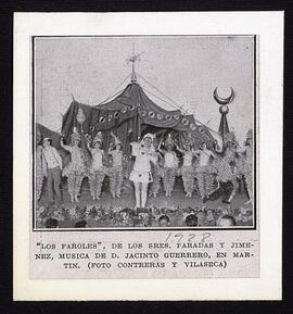 [Escena de Los faroles, en el teatro Martín]