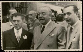 Jacinto Guerrero en la boda de Manuel Gracia y Pilar Echauz