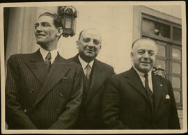 Jacinto Guerrero, José Muñoz Román y Juan Rodríguez