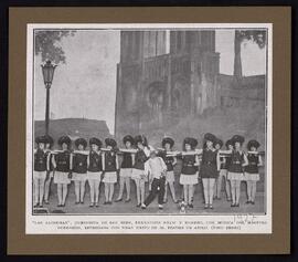 [Escena de Las alondras, en el teatro Apolo]