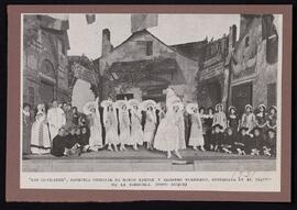 [Escena de Los gavilanes, en el teatro de la Zarzuela]