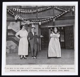 [Escena de ¡Lo que va de ayer a hoy!, en Apolo]