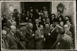 Inocencio Guerrero, entre otros, en la romería de la Vírgen del Valle