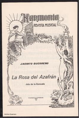 La rosa del azafrán : jota de la zarzuela