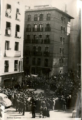 [Inauguración de la calle Maestro Guerrero, en Madrid]