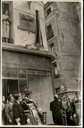 [Inauguración de la calle Maestro Guerrero, en Madrid]