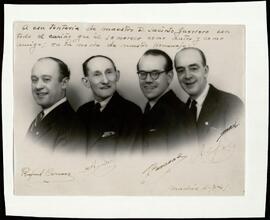 Rafael Cervera, Luis Heredia, José Bárcenas y Lepe