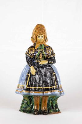 Figura de lagarterana en cerámica
